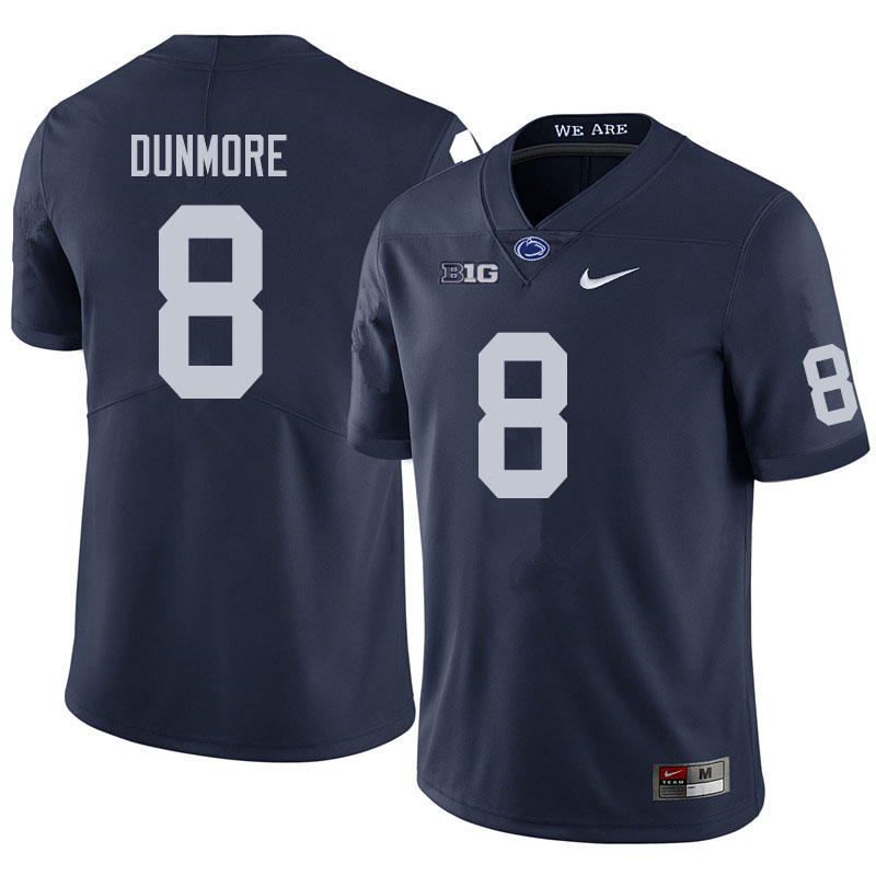 NCAA Nike Men's Penn State Nittany Lions John Dunmore #8 College Football Authentic Navy Stitched Jersey TUF6298ZP